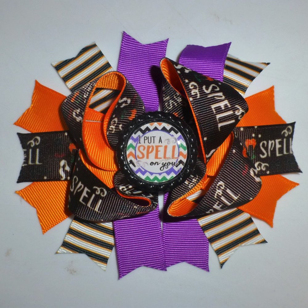 Halloween Hocus Pocus Girls 5-Inch Hair Clip